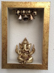 Sai Baba in black frame